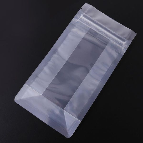 

bag clips 50pcs transparent reclosable sealing bulk storage pouch packaging (10x20x6)