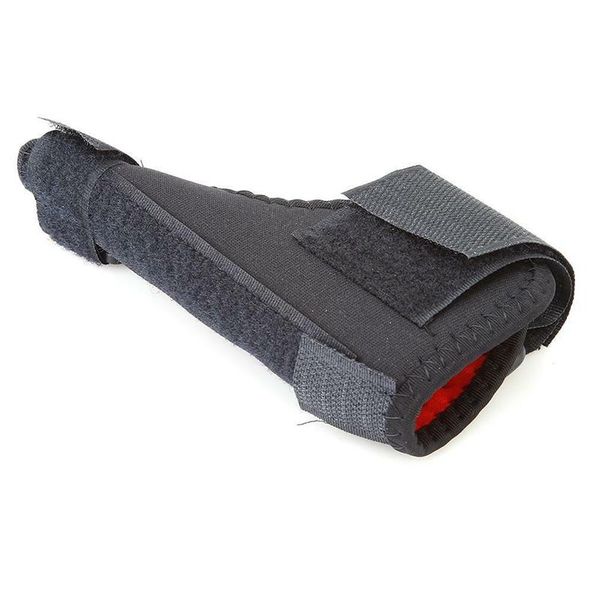 

wrist support adjustable wristband joint brace reversible sports professional training basketball finger guard wristbelt, Black;red