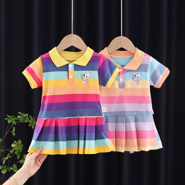 

girl's dresses summer cotton baby dress beautiful girls infant princess children soft clothes kids clothing girl, Red;yellow