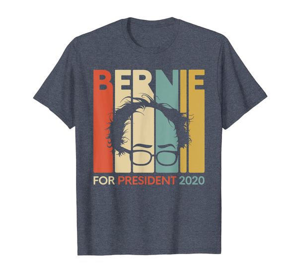 

vintage bernie sanders t-shirt - feel the bern 2020, White;black