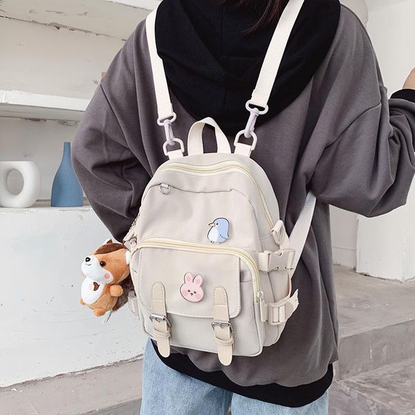 

backpack fashion mini women kawaii shoulder bag for teenage girls multi-function small bagpack ladies travle school backpacks