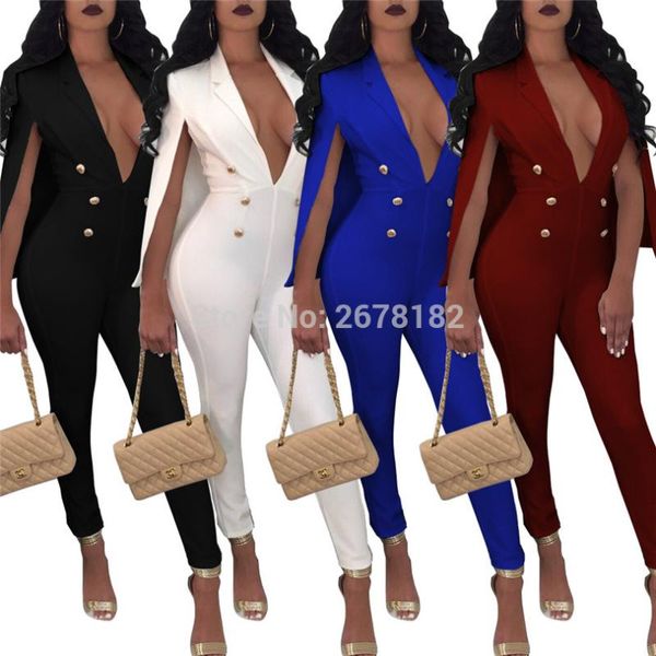

women's jumpsuits & rompers plus size 3xl v-neck club wear party jumpsuit 2021 summer fashion bodycon one piece sleeveless romper women, Black;white