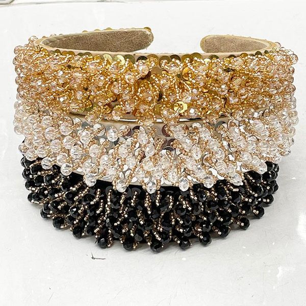 

baroque pearl rhinestone sequin hairband headband hair accessories