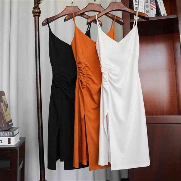 

womens summer black camisole v-neck dress woman dress vestido de mujer femme robe, Black;gray