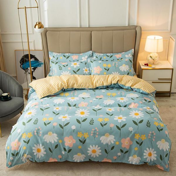 

comfort 2 pillow shams and 1 bed sheet  ,king ,twin ,full size,4 pieces bedding set duvet cover sets
