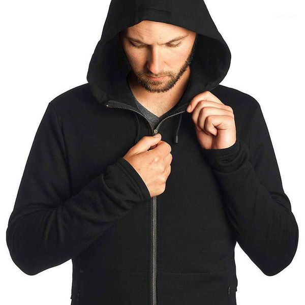 

men's hoodies & sweatshirts merino wool sweat hoodie 100% 400g athletic hoody mens quick dry anti-odor euro size s m, Black