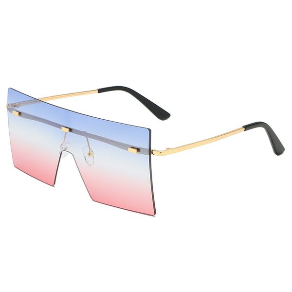 

mayten large square rimls sunglass women new big men sier mirror shad fashion brand digner oversized sun glass, White;black