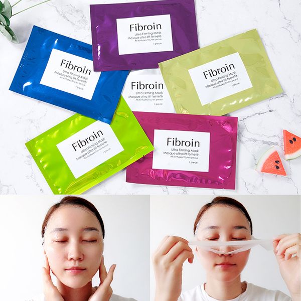Thai Fibroin Ultra Firming Face Mask Silk Masque Уход за кожей Глубоко увлажняющая маска для лица