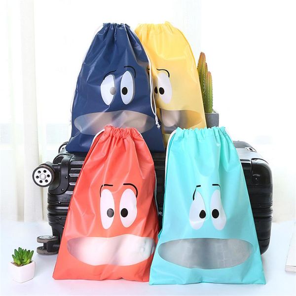 

storage bags portable travel shoe bag nylon pouch convenient organizer shoes sorting drawstring tote