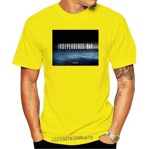 

men's t-shirts independence day t shirt resurgence poster tee small medium large or xl fashion t-shirt, White;black