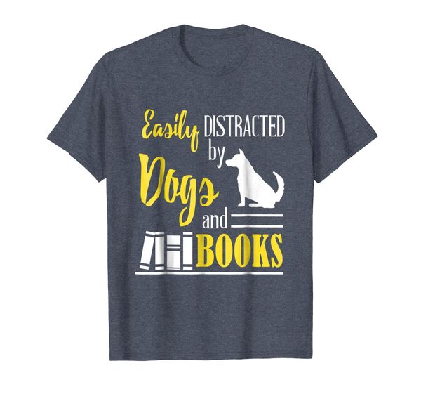 

Funny Book Lovers Dog T-shirt Reading Reader Nerd Librarian, Mainly pictures