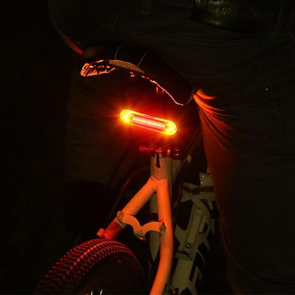 

bicycle led taillight rechargeable waterproof rear tail light safety warning cycling usb lamp accessories bike lights