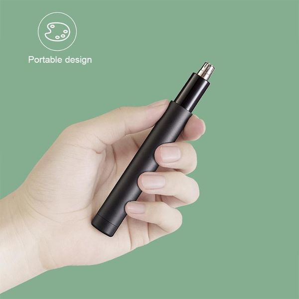 

mini electric nose hair trimmer waterproof safe cleaner tool wh998 & ear trimmers