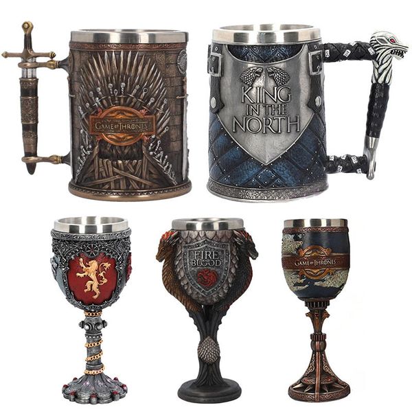 

and creative 3d coffee mugs beer drinkware s king in the north stainless steel cup