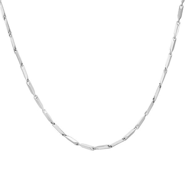 

chains 2021 classic simple personality wild punk titanium steel retro necklace cuban hip hop trend street lovers gift jewelry, Silver