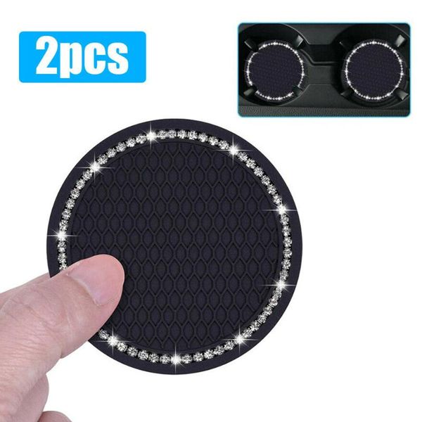 

car organizer parts replacement rhinestone universal 2pcs accessory