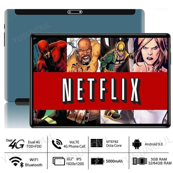 

type-c charging google netflix support phone call 4g lte 5g wifi 10 inch tablet 1920*1200 ips 8mp dual sim card gps+gifts11