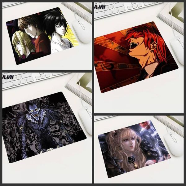 

mouse pads & wrist rests xgz small pad 2021 death note game player anti-slip mousepad rubber mat for optical mice gaming notebook pc