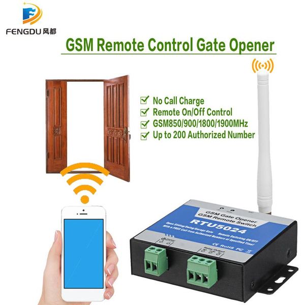 

smart home control gsm gate opener access remote by phone call alarm systems security for automatic door rtu5024 rtu5035