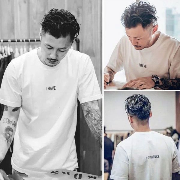 

summer short sleeve t-shirt tshirt loose trend t-shirt men's wear, Black
