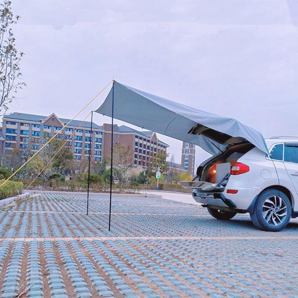 

3*2*1.9m car truck side rear canopy sun shade rainproof tarp outdoor self-driving tour camping fishing tent shelter tents and shelters