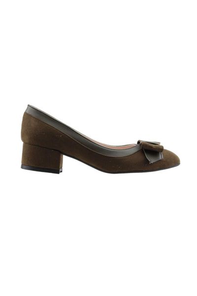 

sandals ballerina 5 cm heel lady lux suede shoes 575-1135, Black