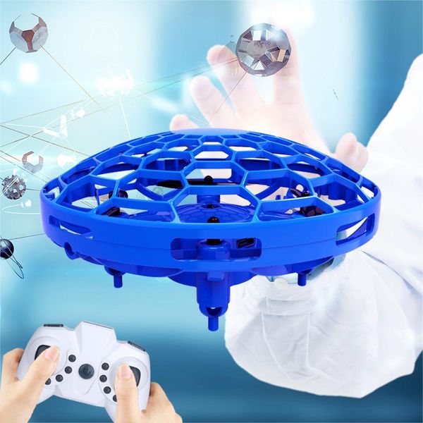 

dual mode aircraft anti-drop flying saucer intelligent induction remote control with watch drones