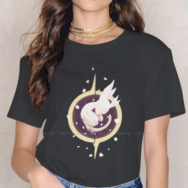 

women's t-shirt sleep women tshirts ori and the will of wisps aesthetic vintage female clothing loose cotton graphic streetwear, White