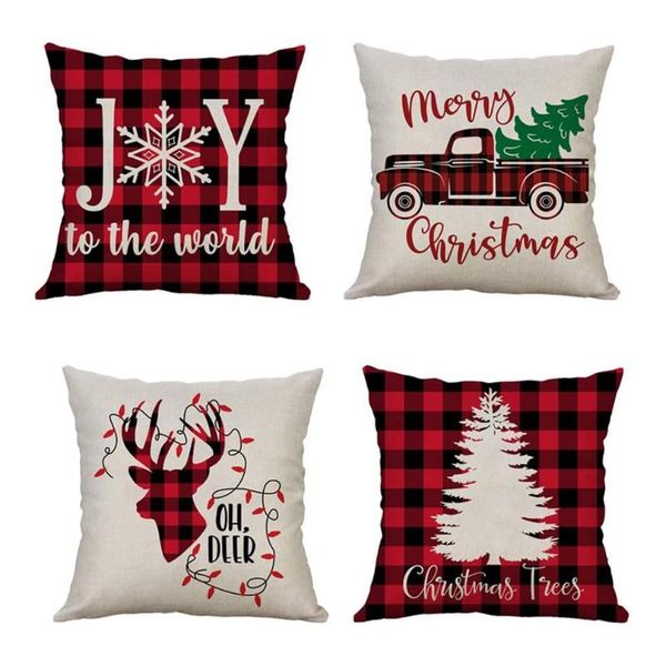 

pillow case christmas pillowcase decorations for home year gift natale navidad 2021