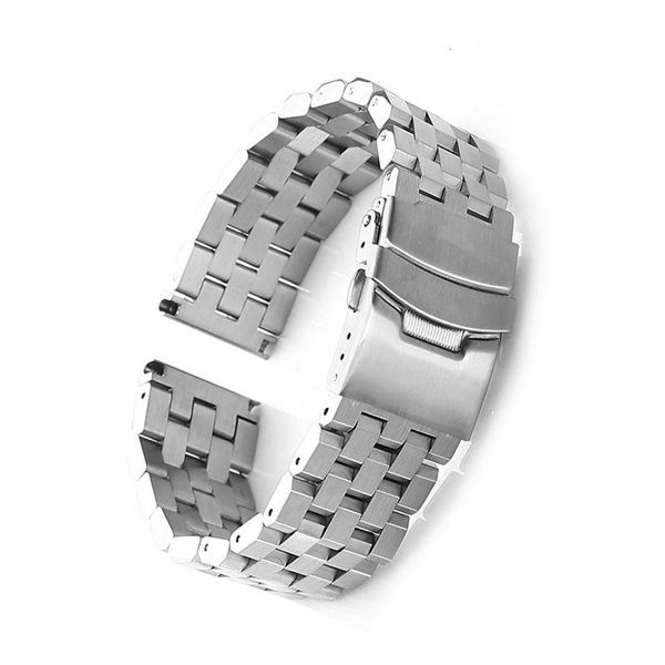 

watch bands 20mm stainless steel engineer bracelet, Black;brown