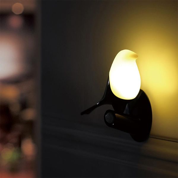 

wall lamp hi-bird night light led body sensor bedroom bedside
