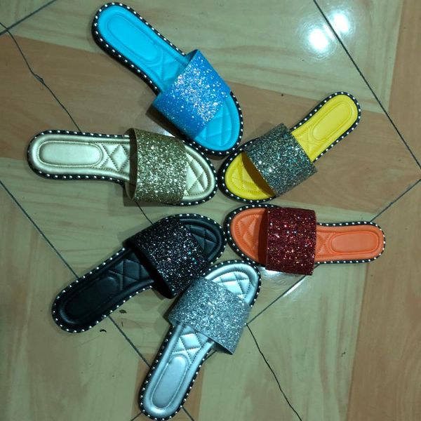 

women's summer slippers, Black