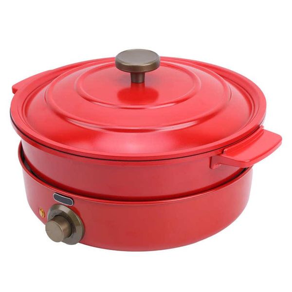 

electric skillets multi cooker multifunctional cooking pot for frying grilling with host 220v kitchenware