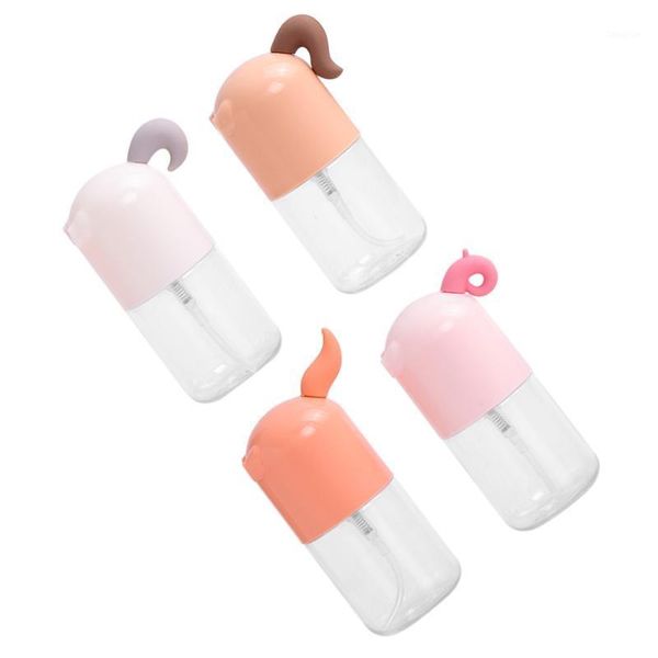

storage bottles & jars 4pcs cartoon fun cosmetics sub bottle pet spray mist empty