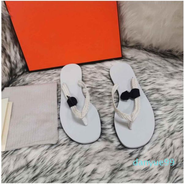 

2021 mens and womens fashion slippers black white leather sandals adults beach causal slipper size 35-44 with box