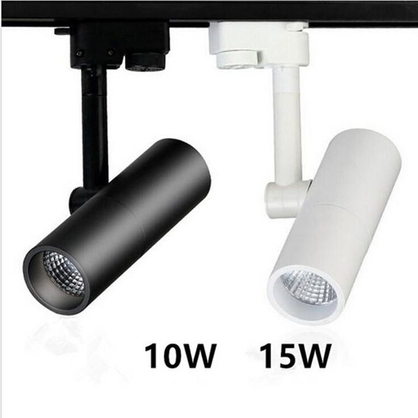 

15w ceiling led track spotlight 10w/15w rail light lamp 85 to 265v cob lights