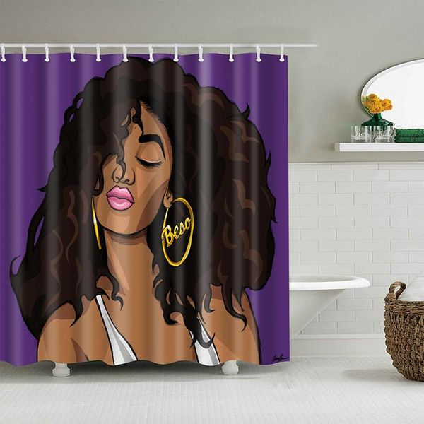 

african shower curtain women bathroom arrival 2021 bath curtains