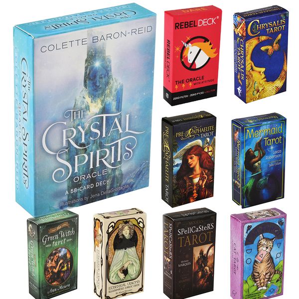 

crystal spirits oracles rebel deck mermaid pre-raphaelite akashic green witch ethereal vision illuminated chrysalis del fuego