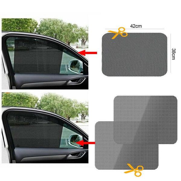 

car sunshade electrostatic adsorption side window mesh parts repeatedly trim
