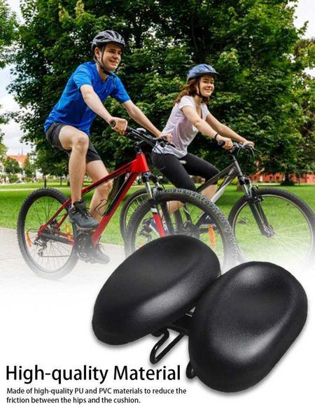 

bike saddles thickened and widened bicycle soft seat cushions for extra-large mountain bikes comfortable flexible spring
