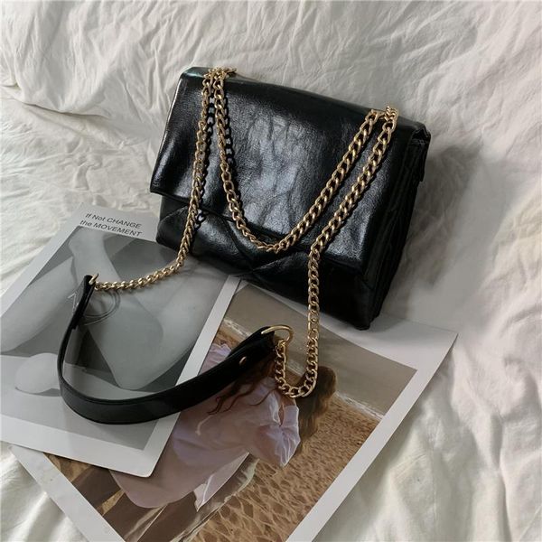 

evening bags luxury handbags women messenger bag designer female totes lady crossbody chain three-tier capacity soft leather shoulder