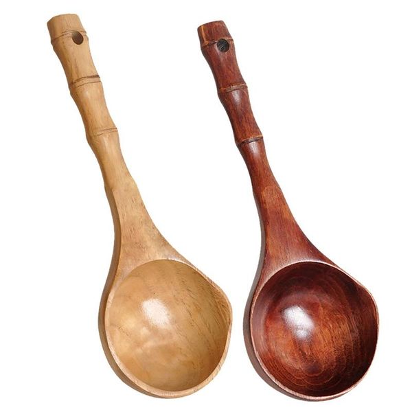 

spoons wooden ladle spoon cooking corner kitchen water soup large serving scoop