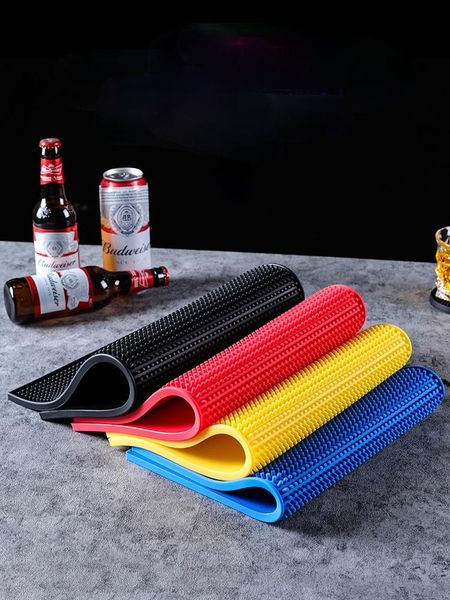 

mats & pads bar mat drain coasters glass pvc rubber square insulation