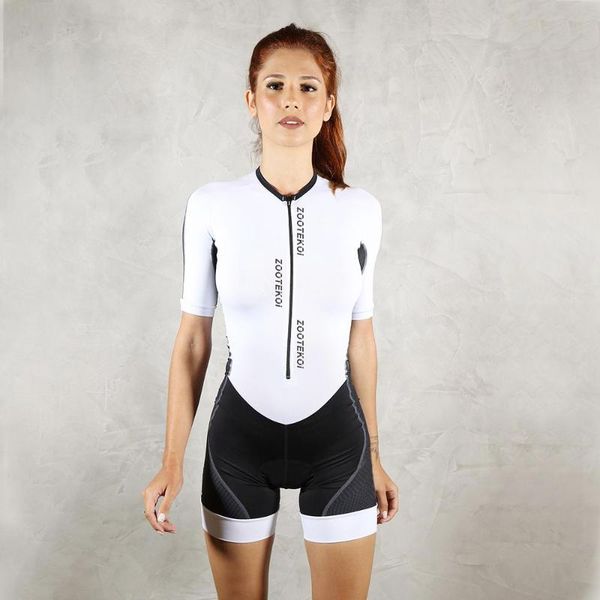 

racing sets zootkoi women's cycling jersey breathable suit jumpsuit road bike triathlon summer running tights 9d gel, Black;blue