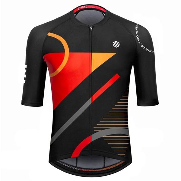 

racing sets siroko men cycling jersey summer short sleeve shirts bike shorts maillot team clothing outdoor tights mtb ropa ciclismo, Black;blue