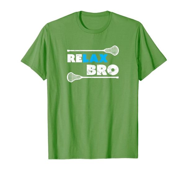 

men's t-shirts relax bro lacrosse player t-shirt, White;black