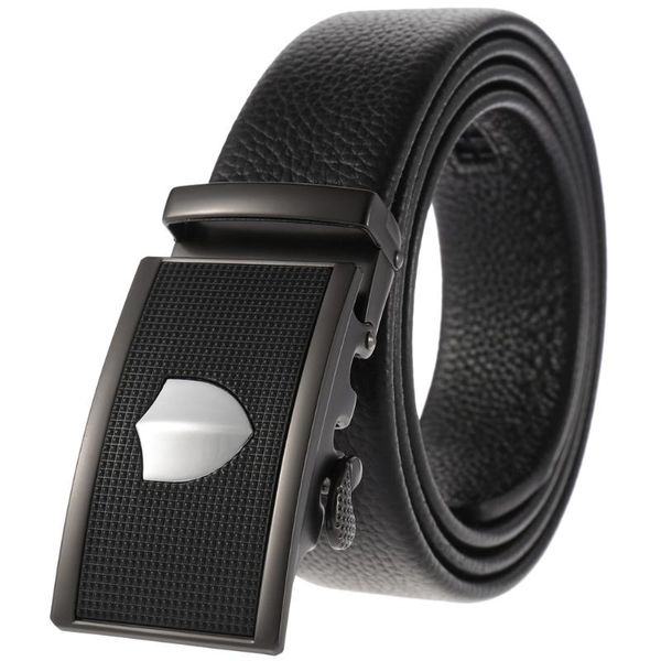 

belts belt men genuine luxury leather for men,strap male metal automatic buckle 3.5cm ly187512-5, Black;brown