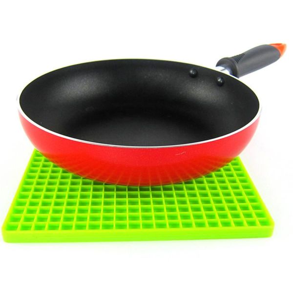 

mats & pads heat resistant silicone mat drink cup coasters non-slip pot holder table placemat kitchen accessories multi-functional tableware