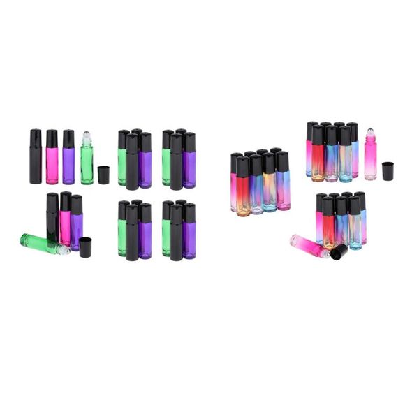 

storage bottles & jars 24pcs roll on glass perfume essential oil bottle travel