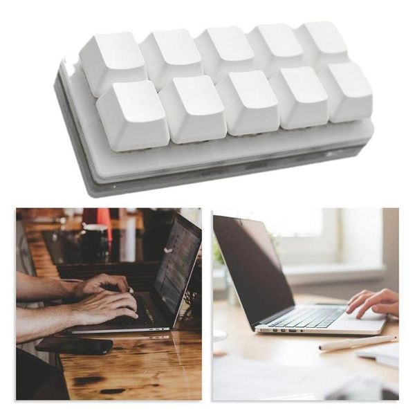 

keyboards programmable keyboard 10keys usb macro programming drawing win media player diy for game mechanical custimize c4q0